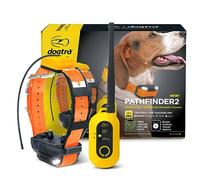 Dogtra Pathfinder 2 GPS Dog Tracker e Collar LED Light No Monthly fees Free App Waterproof Smartwatch Control Satellite Based Real Time Tracking Long Range Multiple Dogs Smartphone Required
