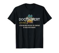 Dogtrovert Cool Vintage Dogtrovert Definition T-Shirt