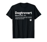 Dogtrovert Definition Funny Dog Lover Tee T-Shirt