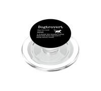 Dogtrovert Definition Funny Dog PopSockets PopGrip for MagSafe