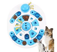 Dogu Yasuchi Toy, Leaky Foods Toy, Cat Kou Solving Sacred Treasure, Smell Puzzle, Food Puzzle Plate, Dog Food Puzzle Toy, Pet Puzzle Food Plate - Training Slow Feeder Dog Interactive Feeding Bowl |