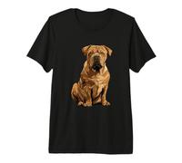 Dogue de Bordeaux Dog Illustration Premium T-Shirt