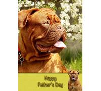 Dogue De Bordeaux Father's Day Card