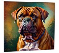 Dogue de Bordeaux Greeting Card - Dog Card With Envelope 145mm x 145mm