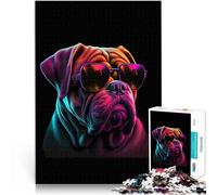 Dogue De BordeauxPuzzles for Adults 1000 Piece Stress Reliever Staycation Kill time for is ideal as a gift for the whole family 38x26cm