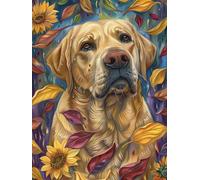 Dogwood Leaves Paint by Numbers for Adults with Frame, Large Paint by Number Canvas Kits, DIY Color Oil Painting Acrylic Paints with Brushes, Hobbies for Adults Women, Home Wall Decor 60x80cm J8-181