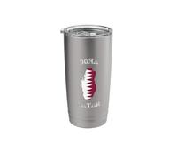 Doha Qatar Classic Qatar Flag Map Design Stainless Steel Insulated Tumbler