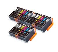 DOHAETCJQ Printer Ink Cartridges Compatible With IP3600, 4600,MP, 540, 550, 560,And MX860 Printers. Include PGI 520 And CLI 521(3SET 18PCS)