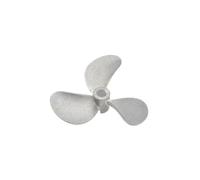 DOHAETCJQ Universal 1 Piece 4mm Shaft Forward/reverse 3 piece Propeller 28mm 32mm 36mm 40mm 44mm 48mm For With RC Boat Tug(04 Positive D40 1pc)