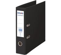 Dohe - 2-Ring Ecological Binder - FSC Mix AEN-COC-000243, Capacity 520 Sheets, A4+ Size 29x35 cm, 7 cm Spine with Card Holder, Easy Lever Opening, Office Material - Black