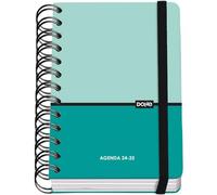 Dohe - 2023-2024 School Planner - A6 Size - Day Page - Turquoise - DUO