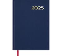 Dohe - 2025 Planner - Spanish Agenda, Day per Page, A5 Size (14x20 cm), 12 Months January to December, Hardcover, Office Supplies - FSC Mix AEN-COC-000243 - SÍNTEX Blue