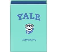 Dohe - 4-Ring Binder - High Capacity 600 Sheets, Size A4+ (26.4x34 cm), Wide Spine 6 cm, Easy and Smooth Closure, Extra-Strong Reinforced Cardboard Cover, School Supplies - Yale University Dog