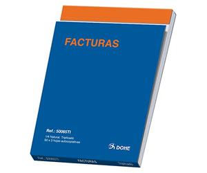 dohe 50065ti - Invoice Book, Quarter Natural i.g.i.c., Triplicate