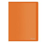 Dohe 91383 - Polypropylene Folder with 10 Sleeves, Flexible, Orange.