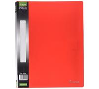 dohe 91409 Folder 60 Pockets, Custom Spine, Red