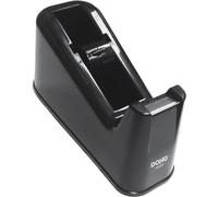 Dohe - Adhesive Tape Dispenser 19mm x 33m - Durable Materials, Easy Cut Blade, Non-Slip Base - Office Supplies - Black