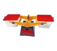 Dohe Educa - Children's Balance Scale Measuring Liquids and Solids - 500 ml Buckets, Scale for Learning Math, Weights and Volumes, Primary School Children (6+ Years), Object Compartment, Detachable
