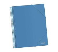 Dohe - Folder with 40 Sleeves (80 mic) A4 with Spiral - Blue