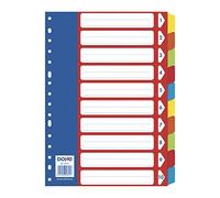 Dohe - Index Card A4-10 Posic./ 5 Colours