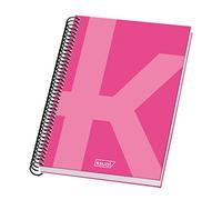 DOHE Ksual 44988 Spiral-Bound Notebook - DIN A4+ - 100 Sheets - Pink Cover