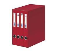 dohe oficolor - Module, 4 Folders, Folio, Red