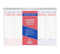 Dohe - Perpetual Weekly Planner - Desktop Weekly Planner - 42 x 29 cm