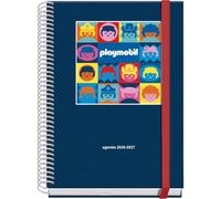 Dohe - School Planner 2026 2027 - September To June, Week to View, A5 (15x21 cm), Hard Cover, Spiral Binding and Elastic Closure, 2 Sticker Pages, Spanish and English