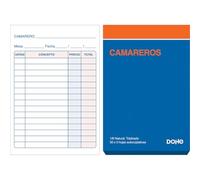 Dohe - Waiters Notebooks (10 uds.) - 50 Triplicate Sheets (50 Sheets with 2 Copies), Size A6 11x15cm, Pads Commanders Hospitality, Restaurants, Bars, Office Supplies