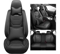 DohkHgg Car Seat Covers Fit For BMW 1,1500-2000,1502-2002,1600,2,2.5-3.2,2000,2500-3.3,3,340,4,5,501,502,503,507,6,600,7,700,8,Glas Universal Car Accessories,black