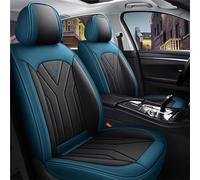 DohkHgg Car Seat Covers Fit For Citroen DS3/DS3 Racing/DS3 Cabrio/DS4/DS5/DS3 Crossback/DS 4S/DS 5LS/DS6/DS7 Crossback(X74)/DS 9 E-Tense Car protection leather seat cover,Black Blue
