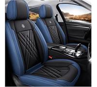 DohkHgg Car Seat Covers Fit For Dacia Jogger Extreme/Logan MCV/Duster Nova Car protection leather seat cover，Black blue