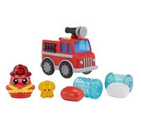 DohKins Fire Truck & Firefighter - Dough Never Dries, No Gluten, Suitable for Collectors & Kids Ages 3+