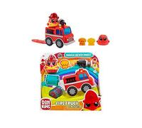 DohKins Fire Truck & Firefighter - Dough Never Dries, No Gluten, Suitable for Collectors & Kids Ages 3+