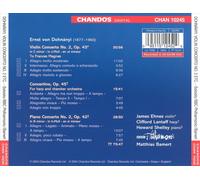 DOHN NYI: PIANO CONCERTO NO. 3; VIOLIN CONCERTO NO. 2; HARP CONCERTINO NEW CD
