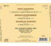 DOHN NYI: SERENADE, OP. 10; MARTINU: STRING TRIO NO. 2; SCHOENBERG: STRING TRIO,