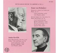 Dohnanyi - Quintet Piano 2/Trio 2/Sonata Vn