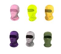 DoHTeck 6 Pcs UV Protection, Sun Protection, Cool Balachara Hat, Full Face and Neck Cover, Scarf Cap, Outdoor Sports, Cycling, Running