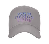 DOHXQM Casquettes Personnalisées - Casquettes de Baseball Personnalisées Réglables Pour Hommes et Femmes, Créez Votre Propre Casquette avec Texte, Logo ou Photo Personnalisés