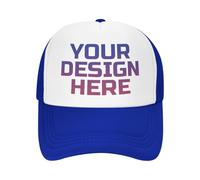 DOHXQM Custom Hat Design Your Own, Personalized Classic Hats for Men and Women,Customizable Baseball Cap for Outdoor Adjustable with Your Photo Text Logo Custom Trucker Hat