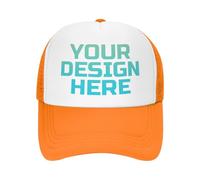 DOHXQM Custom Hat Design Your Own, Personalized Classic Hats for Men and Women,Customizable Baseball Cap for Outdoor Adjustable with Your Photo Text Logo Custom Trucker Hat
