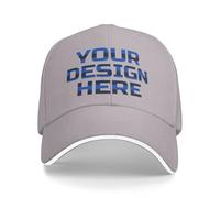 DOHXQM Custom Hat Design Your Own, Personalized Classic Hats for Men and Women,Personalised Baseball Cap Design Your caps Add You own Design Add Your Text Logo Photo Custom Hats Design