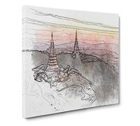 Doi Inthanon Ban Luang Thailand Canvas Print | Gallery Wrapped 30mm Frame Wall Art | 20x20 inches | Ready to Hang | Modern Picture | Living Room Bedroom Lounge Office