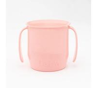 Doidy Cup, 3 Months +, Baby & Toddler First Open Cup, Ergonomic Slanted Design for Training & Learning to Drink, weaning Essentials for Milk & Water (Baby Pink)