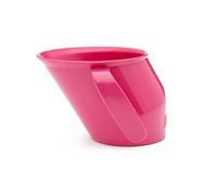 Doidy Cup Free Flow Toddler Cup 200 ml (7oz) | Trainer Sippy Cup (No Valve or Spout) | 3+ Months | Open Beaker with Handles for Easy Drinking | BPA-Free (Cerise Pink)