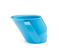 Doidy Cup, Open Cup for Training Baby 6 Months-3 Years, 200ml, Slanted Weaning Cup with Handles for Learning to Drink, BPA Free (Blue)