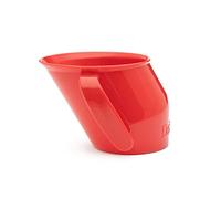 Doidy Cup - Training Sippy Cups For Toddlers & Babies - Unique Slanted Design Two Handles Baby Beaker - Great Weaning Cup For Milk, Water & Juice - Use From 3-6 Months To Toddler (Red)