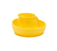 Doidy Trainer Cup and Weaning Bowl Set, for Baby 3months+ Mealtime (Cup + Bowl, Yellow)
