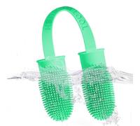 Doigt De Brosse À Dents Pour Chien - Brosse De Nettoyage Des Dents | Kit Chat À Deux Doigts | À Doigts À 360 Degrés Pour Petits Et Grands Chiens Et Chats, Bucco-dentaire, Élimina