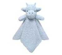 Doindute Baby Blue Dragon Soft Stuffed Animal Security Blanket, Plush Dinosaur Character Lovey Blanket, Baby Shower/Nursery Gift, Cuddly Newborn, Infant, Toddler Snuggle Blankie for Boys Girls, 14"